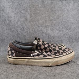 Vans Shoes Womens 6.5 Classic Slip On Sneakers Checkered Casual Canvas Skate